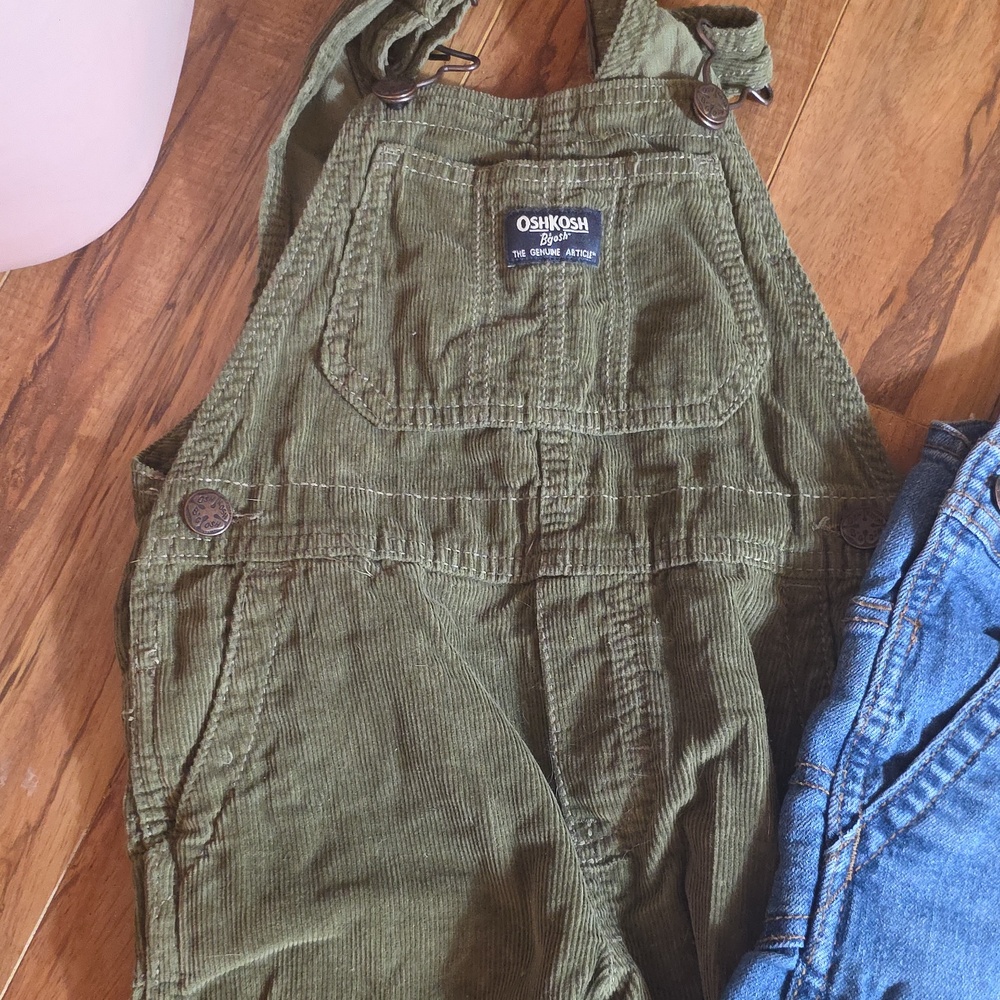 Carter's Overalls Childrens lot of 3 Corduroy Denim size 3T Jean - Picture 5 of 7